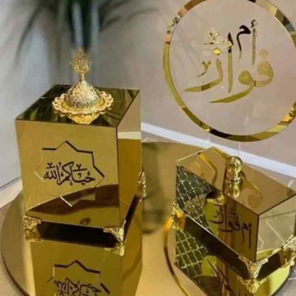 اكليريك دهبى مع استيكر